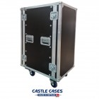 18u Foam Sleeved Rackmount Flightcase